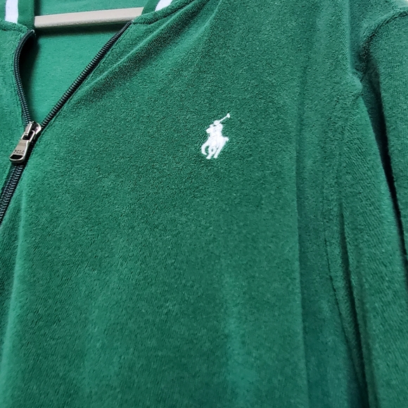 Polo Ralph Lauren, track jacket, bold green zip up! Size XL - Picture 3 of 8